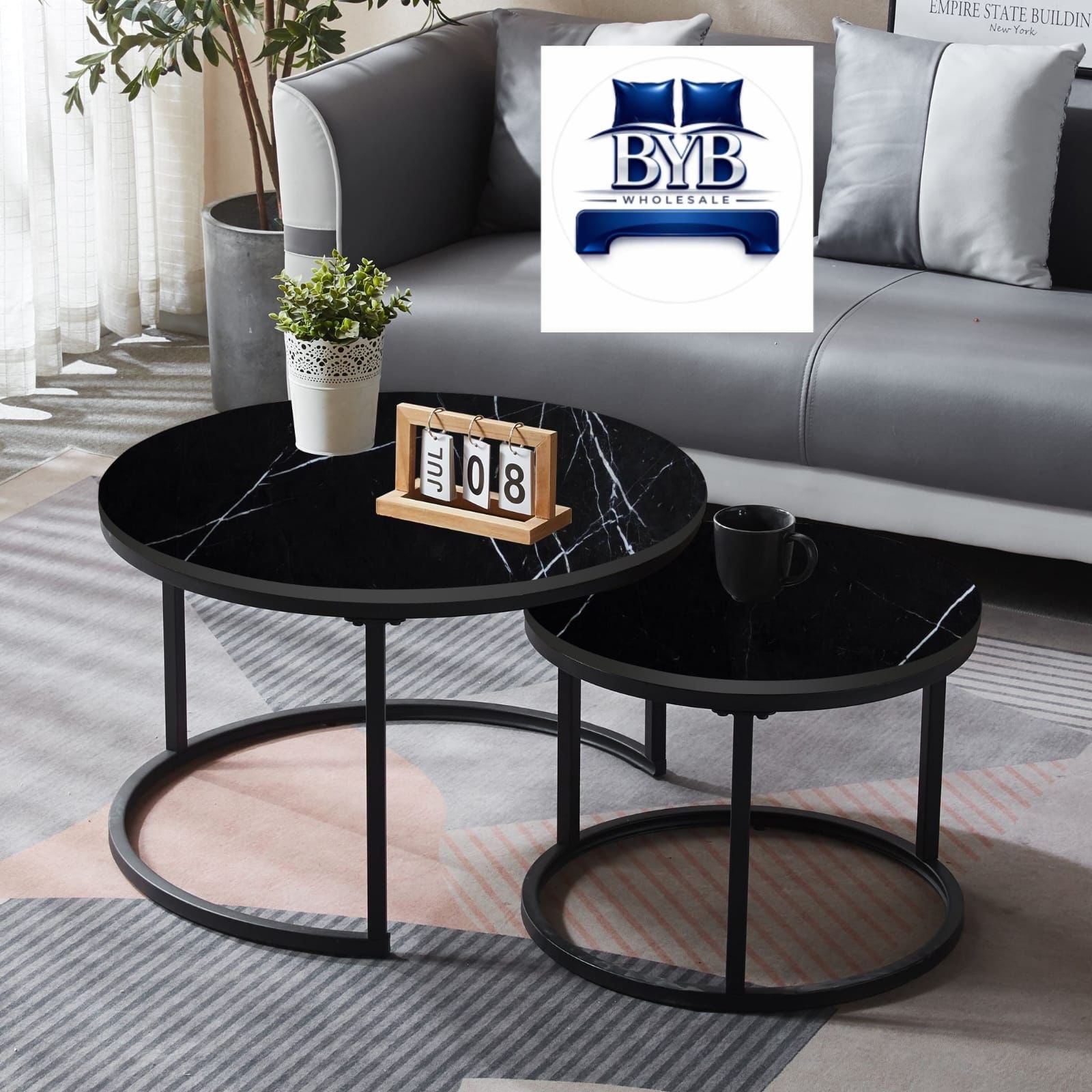 2 piece coffee table