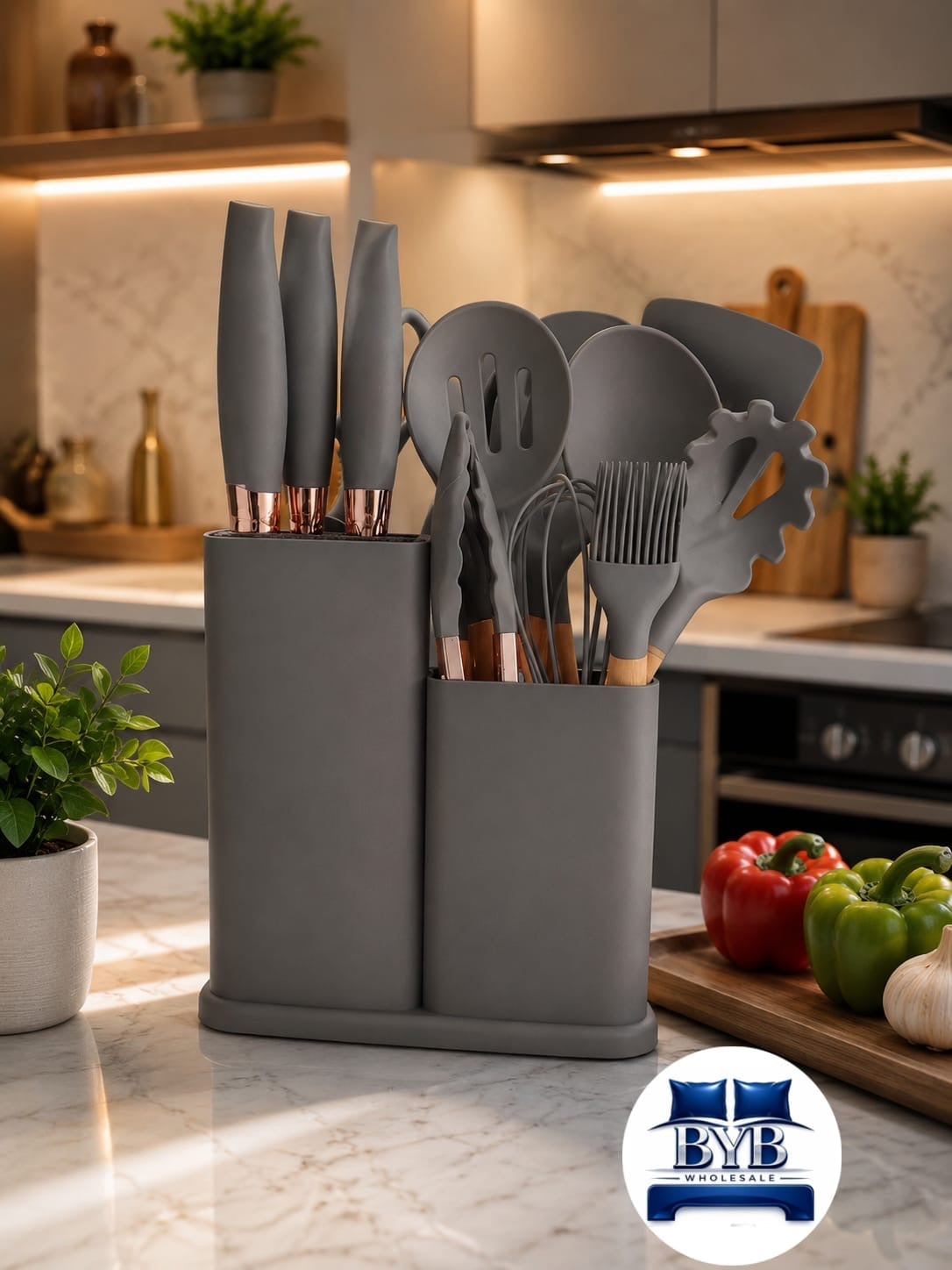 19 Piece kitchen utensils set