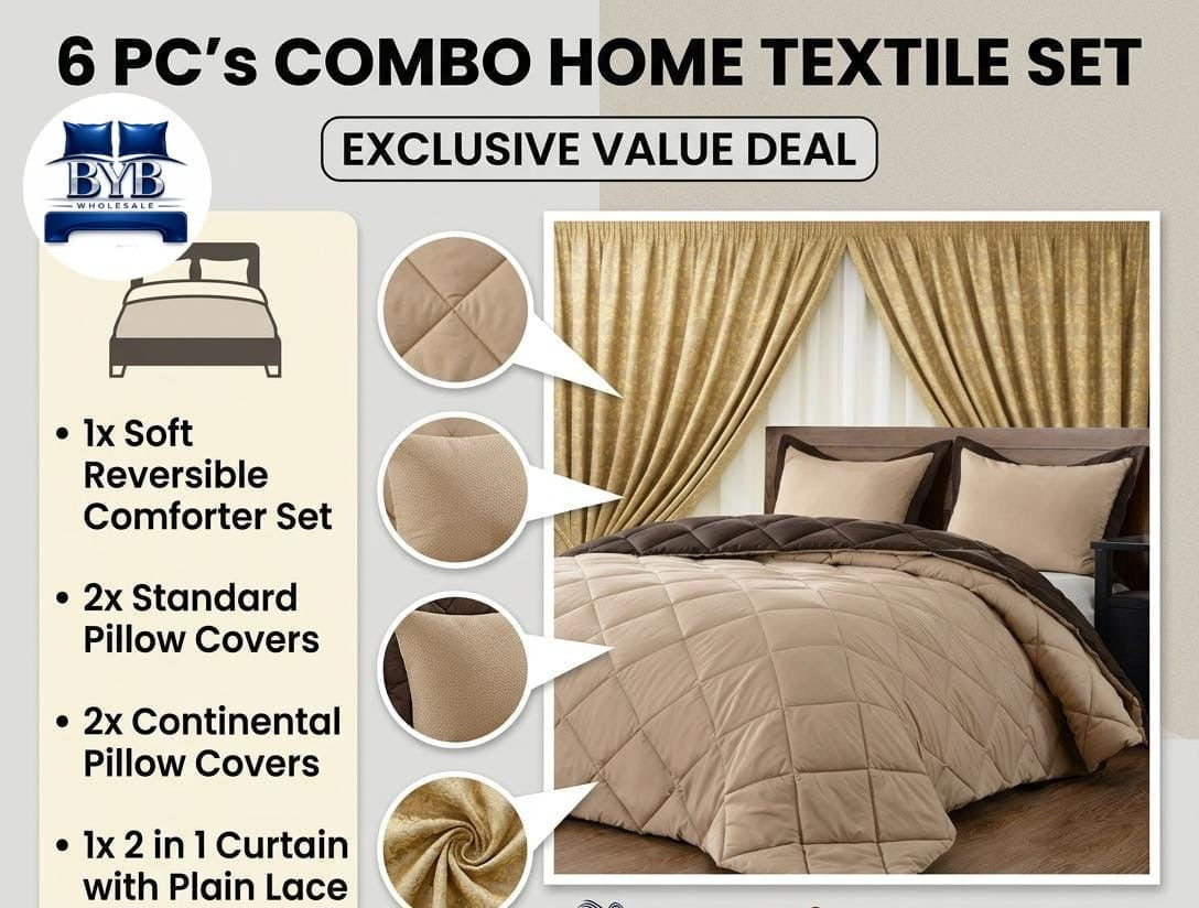 6pcs Bedroom combo
