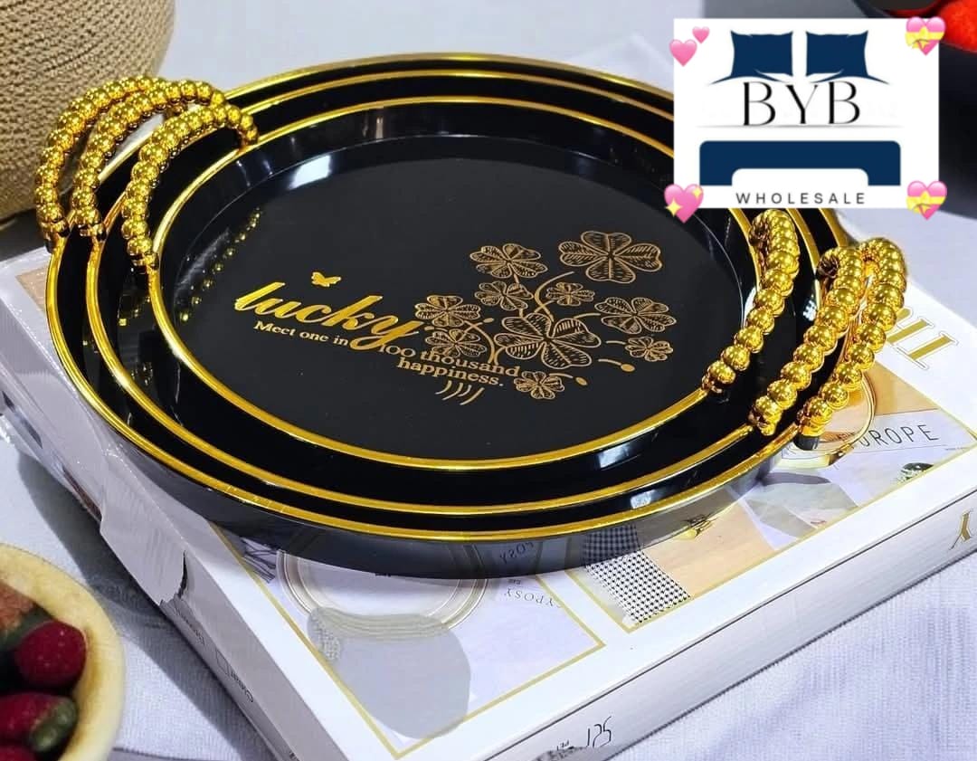 3 Piece Circular Tray