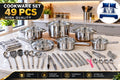 49 Piece Stainless Steel cookware