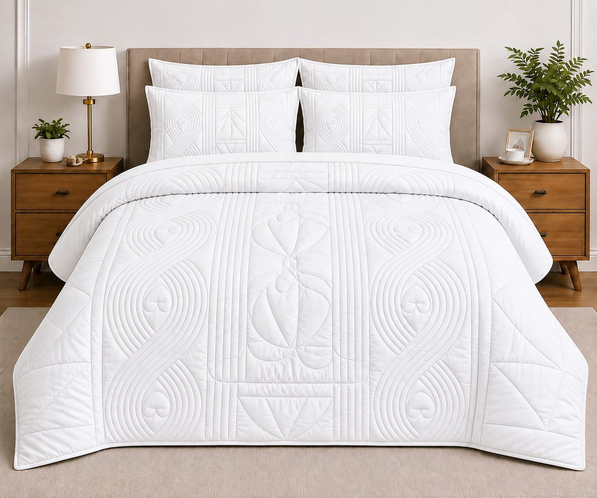 5-Piece Quilted Comforter Set