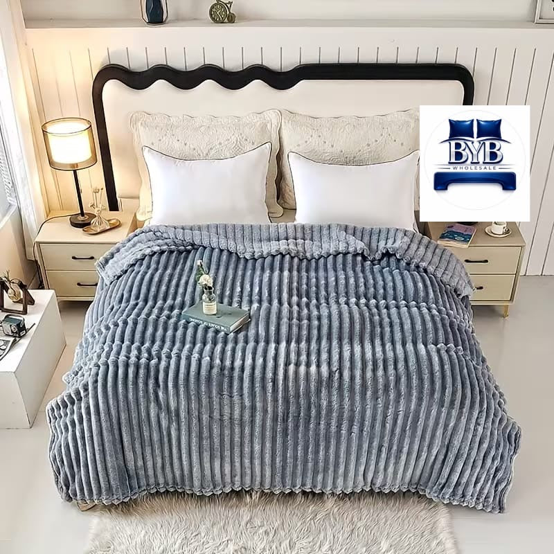 Thick stripped fleece