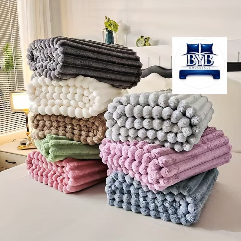 Thick stripped fleece