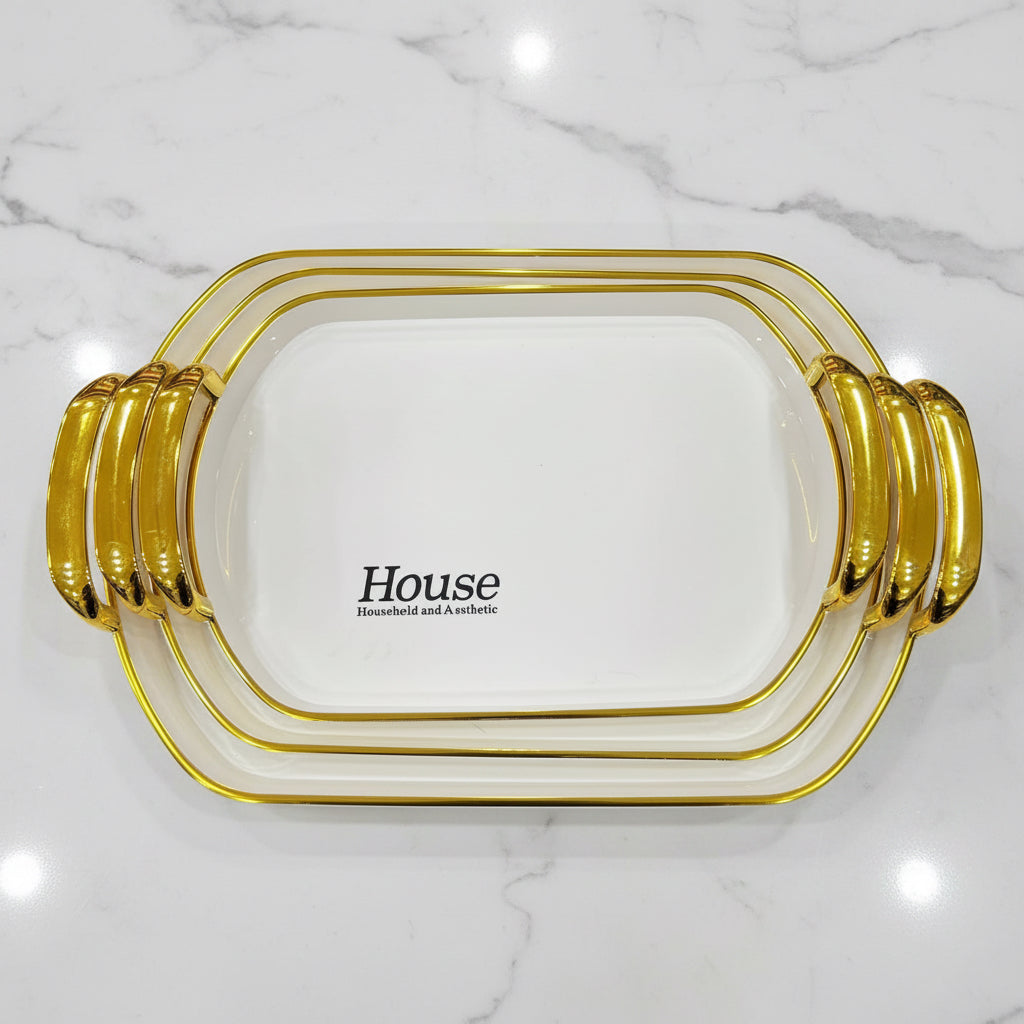 3 piece Tray set