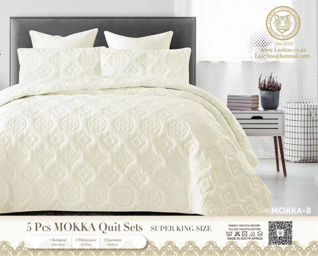 5 Piece Mokka Quilt