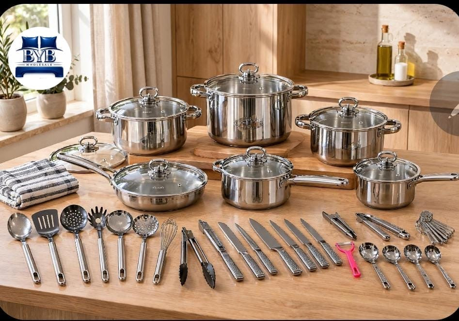 49 Piece Stainless Steel cookware