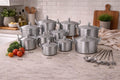 20 Piece Aluminum Pot set