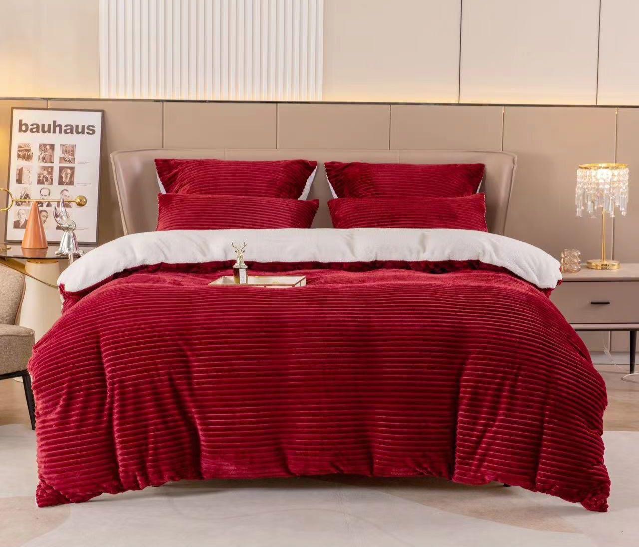 5 Piece Stripped Comforter