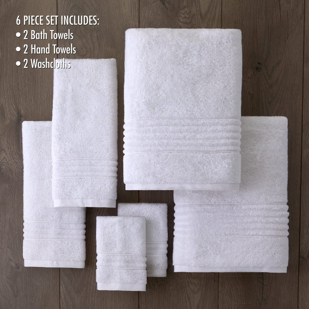 6 piece Towel set