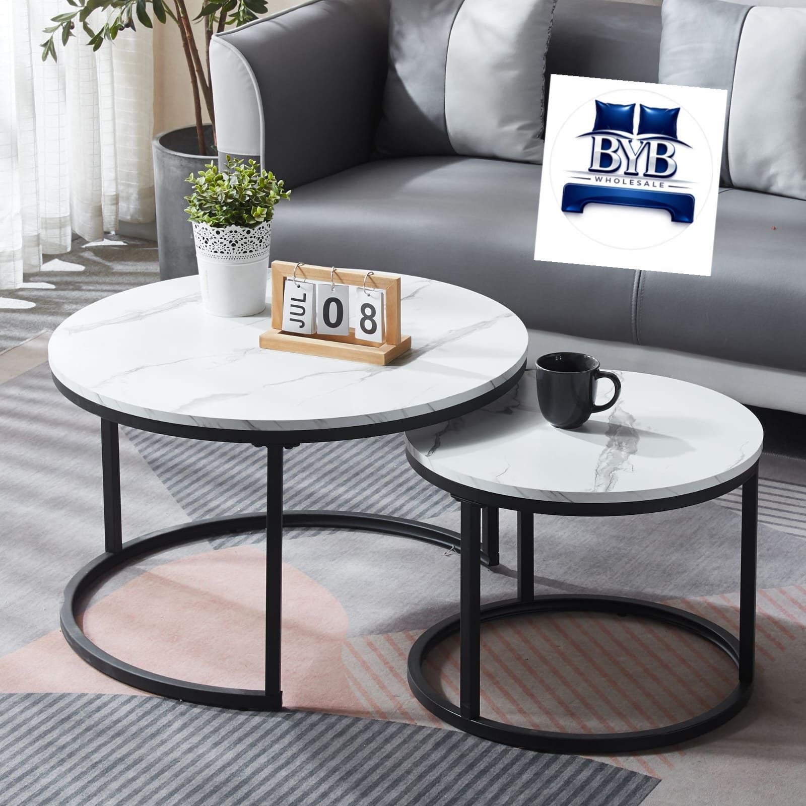 2 piece coffee table