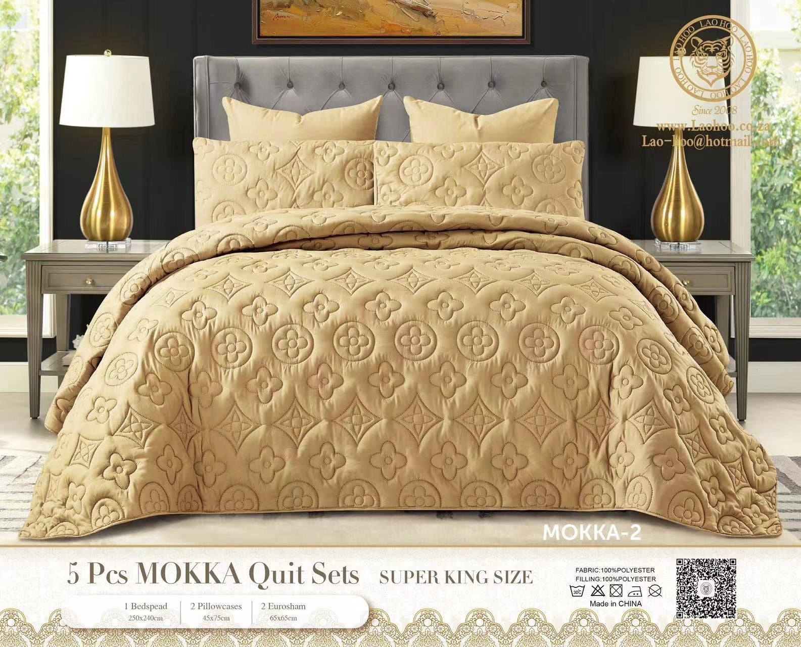 5 Piece Mokka Quilt