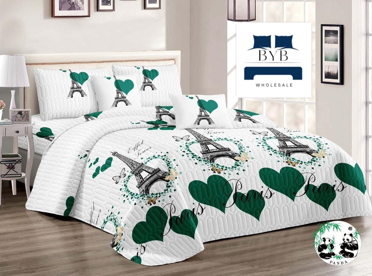 5 Piece Bedspread
