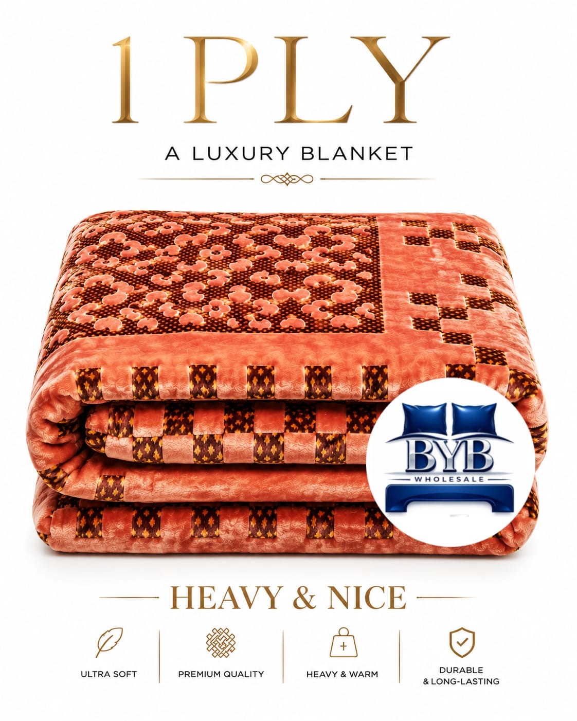 1ply Luxury blanket