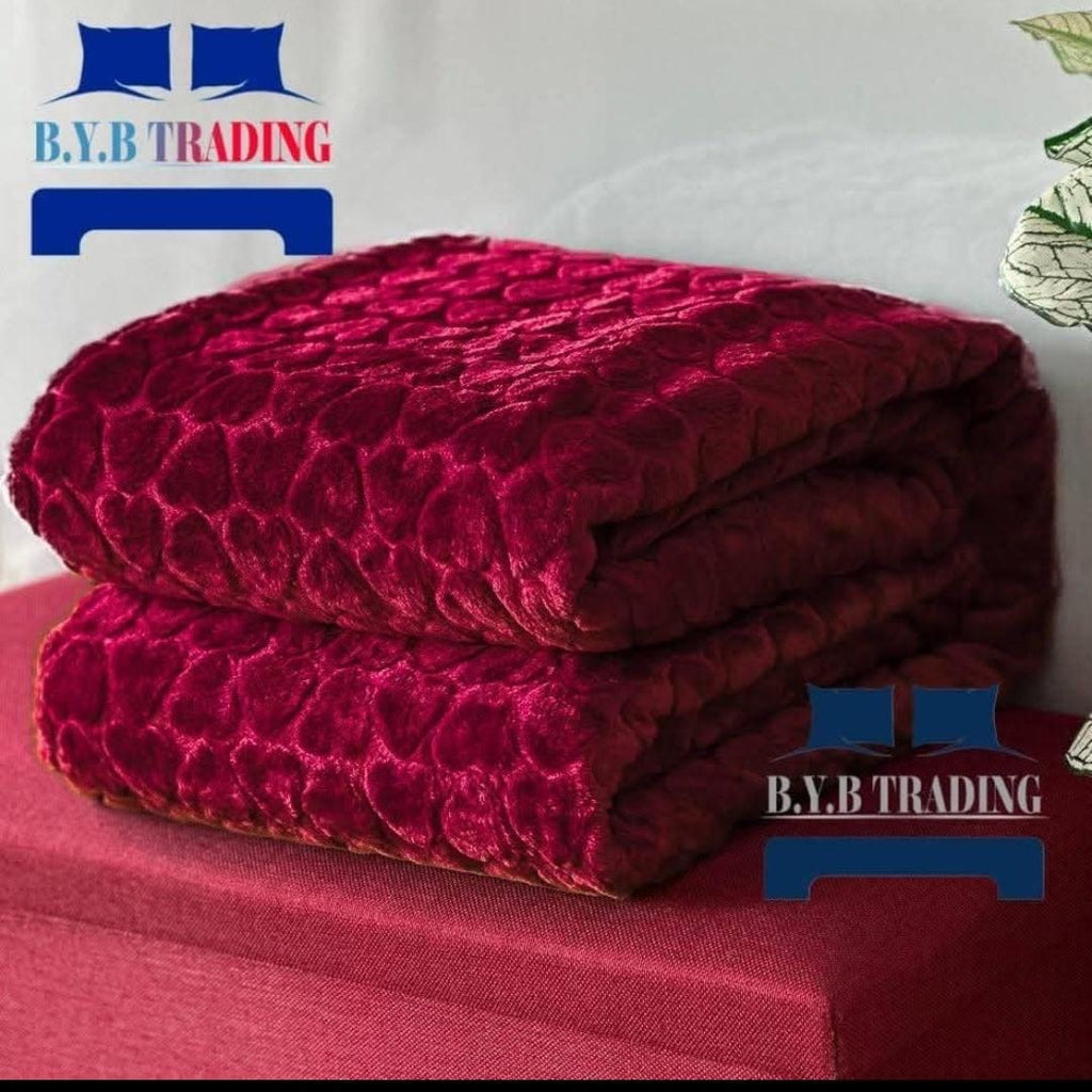 1ply Hearted Embossed Blankets