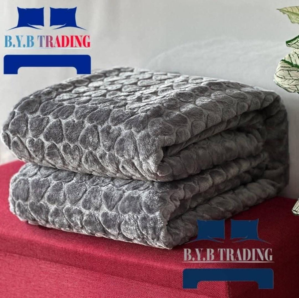 1ply Hearted Embossed Blankets