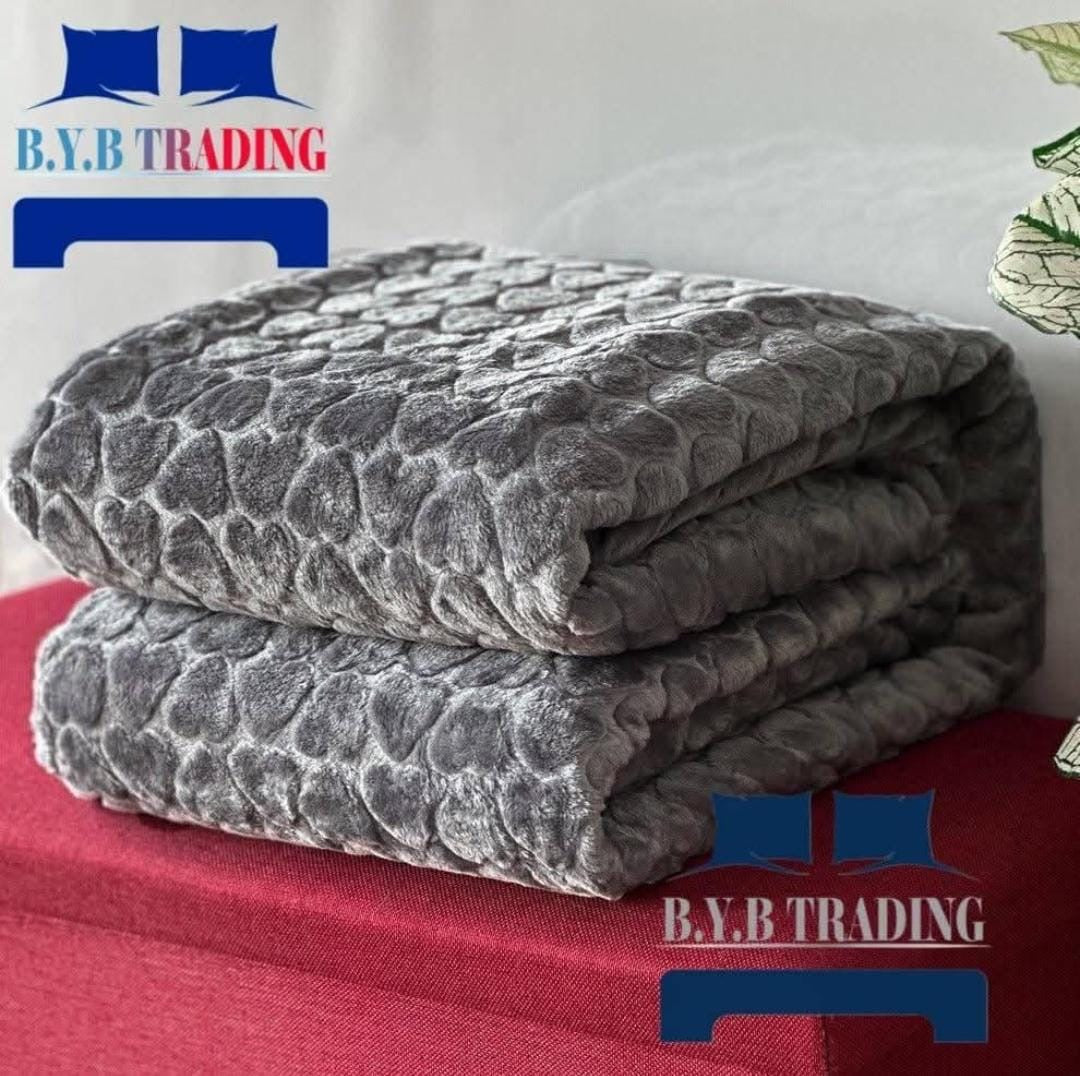 1ply Hearted Embossed Blankets