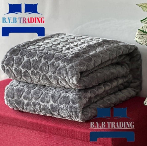 1ply Hearted Embossed Blankets