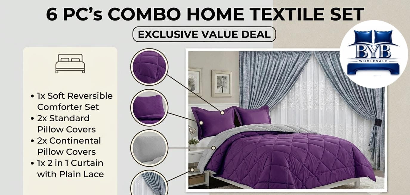 6pcs Bedroom combo