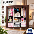 3-DOOR PORTABLE WARDROBE