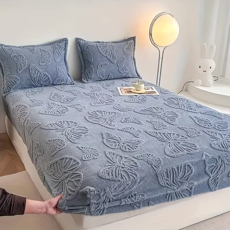 3pcs Butterfly mattress protector