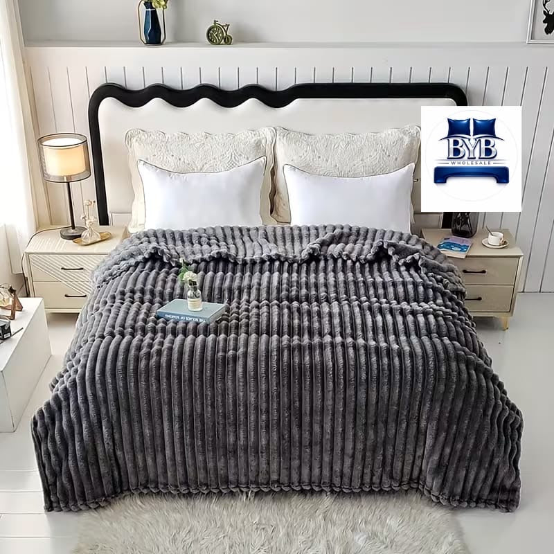 Thick stripped fleece
