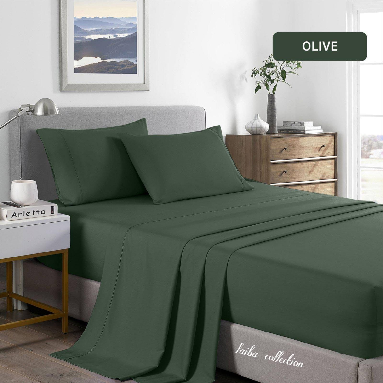 4 piece Flat & fitted sheet