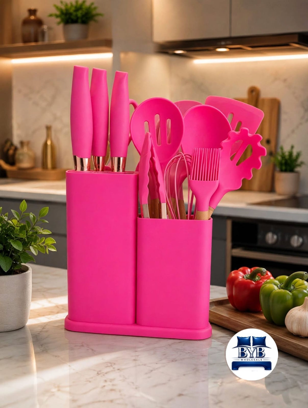 19 Piece kitchen utensils set
