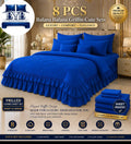 8 pcs Bafana Ruffle Comforter set