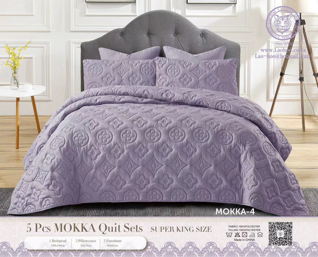5 Piece Mokka Quilt