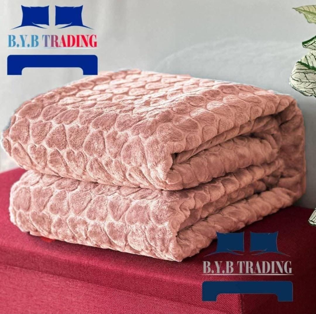 1ply Hearted Embossed Blankets