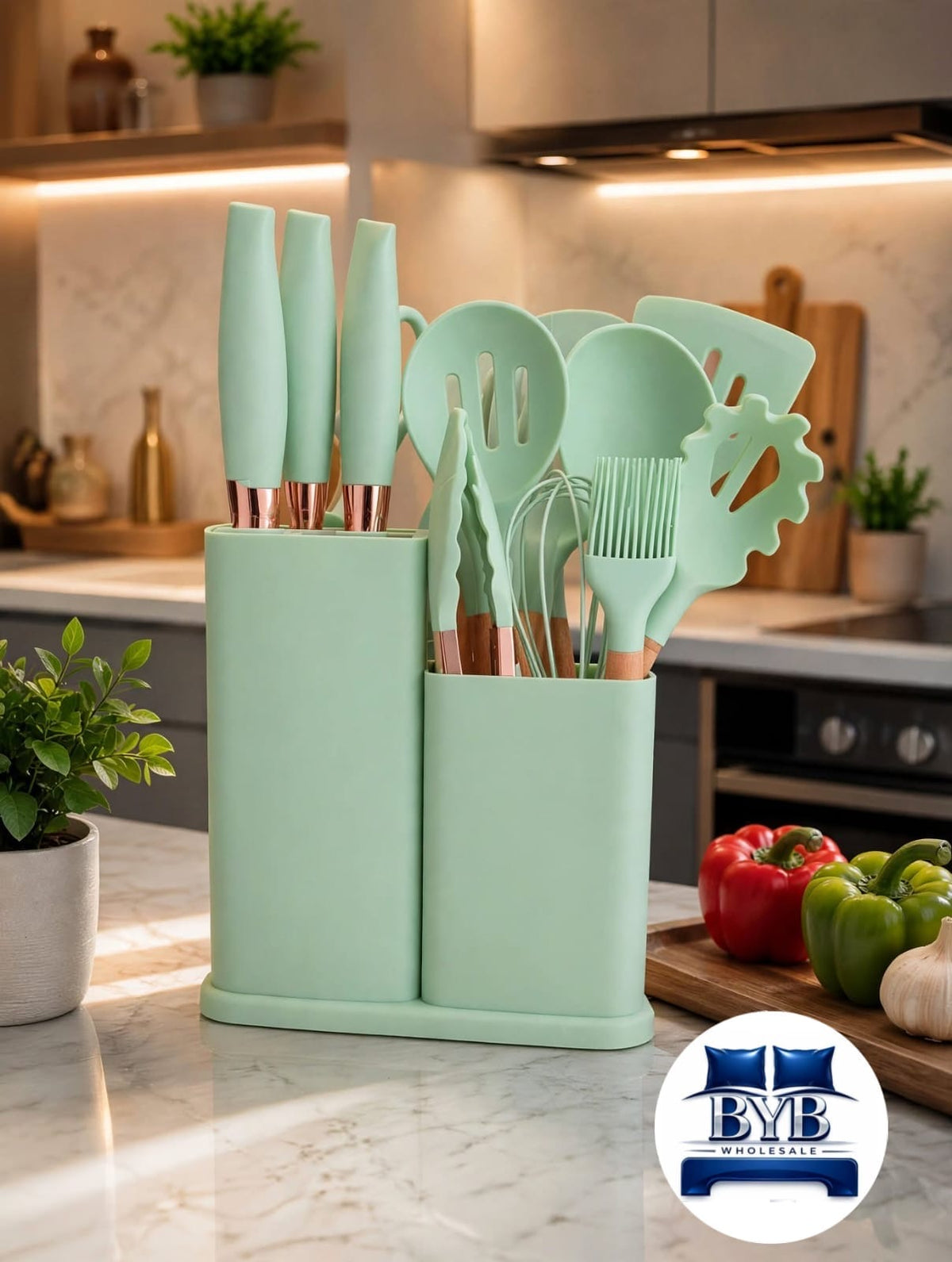 19 Piece kitchen utensils set