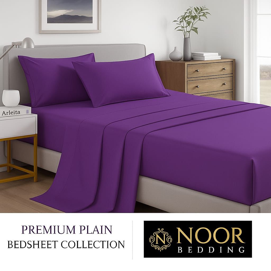 4 piece Flat & fitted sheet