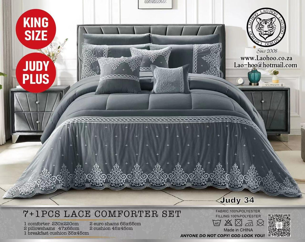 7 Piece Lace Comforter