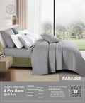 6 piece Rara quilt