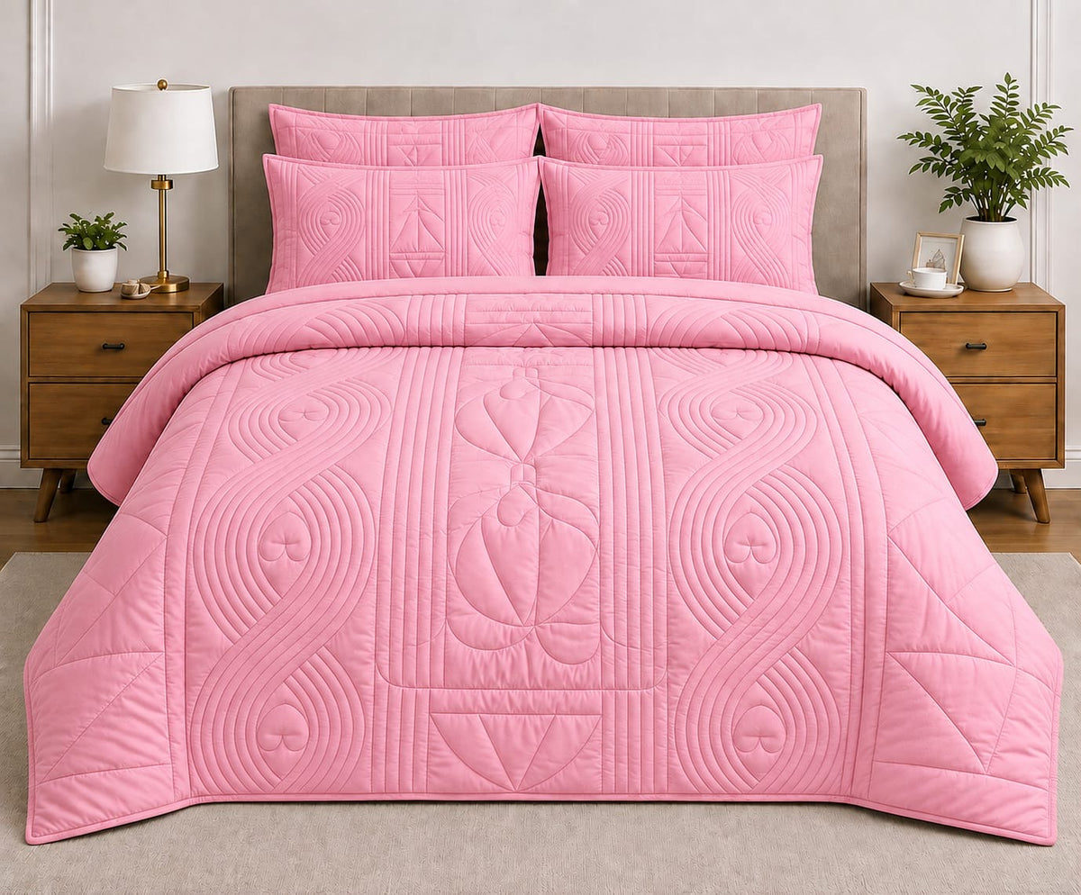 5-Piece Quilted Comforter Set