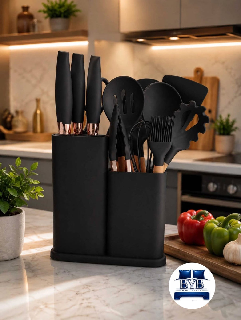 19 Piece kitchen utensils set
