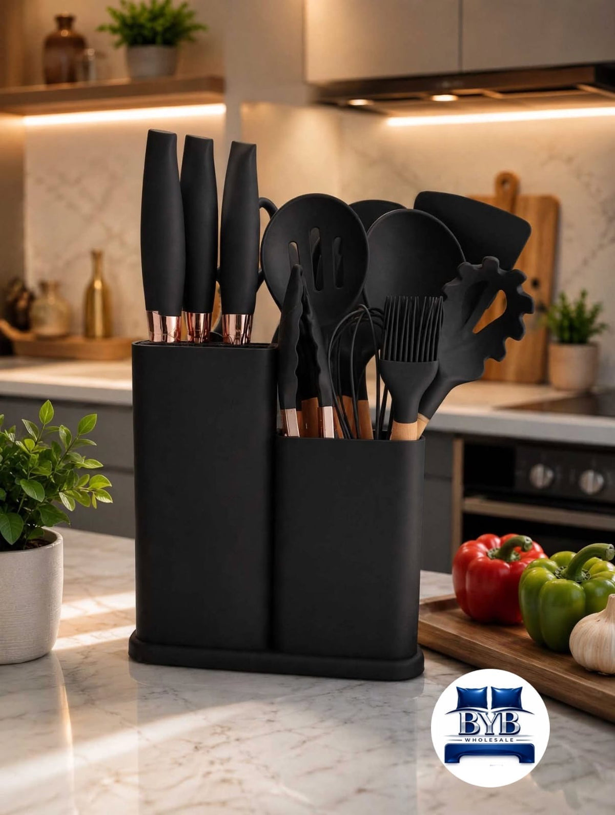 19 Piece kitchen utensils set