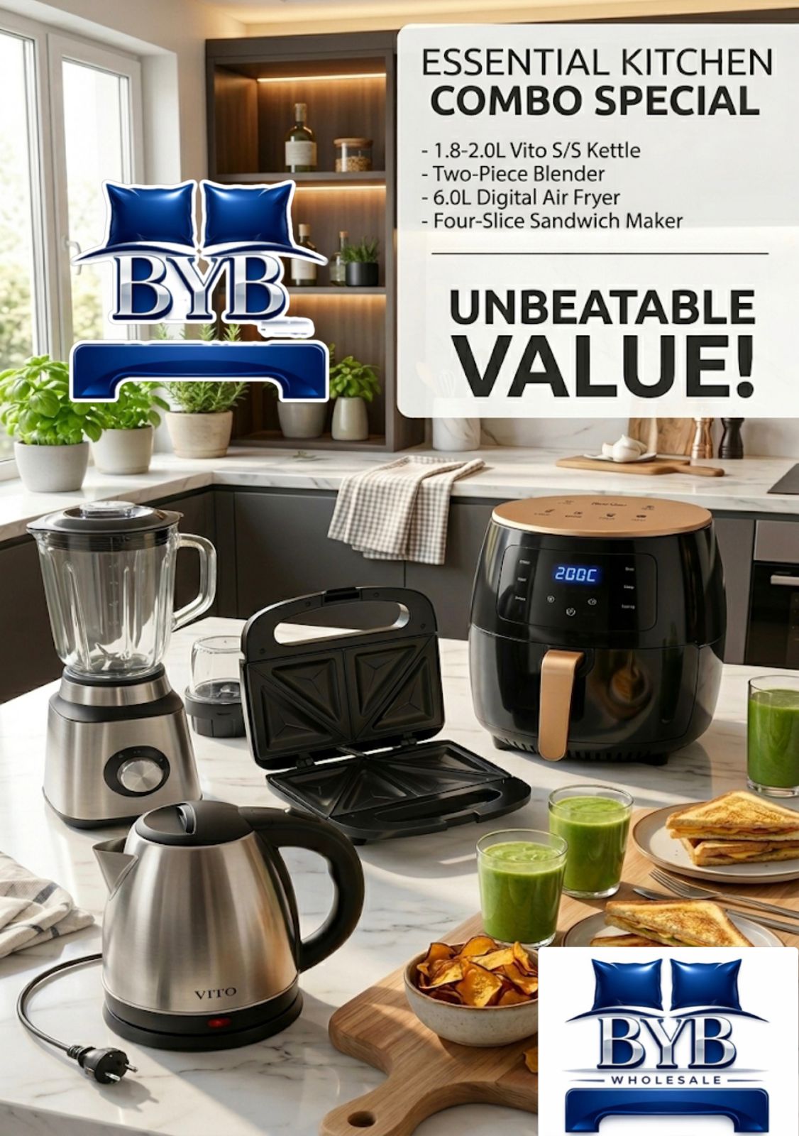 4 in 1 Kitchen Combo set