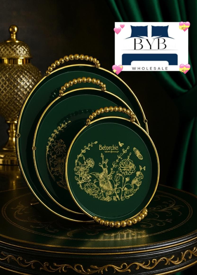 3 Piece Circular Tray