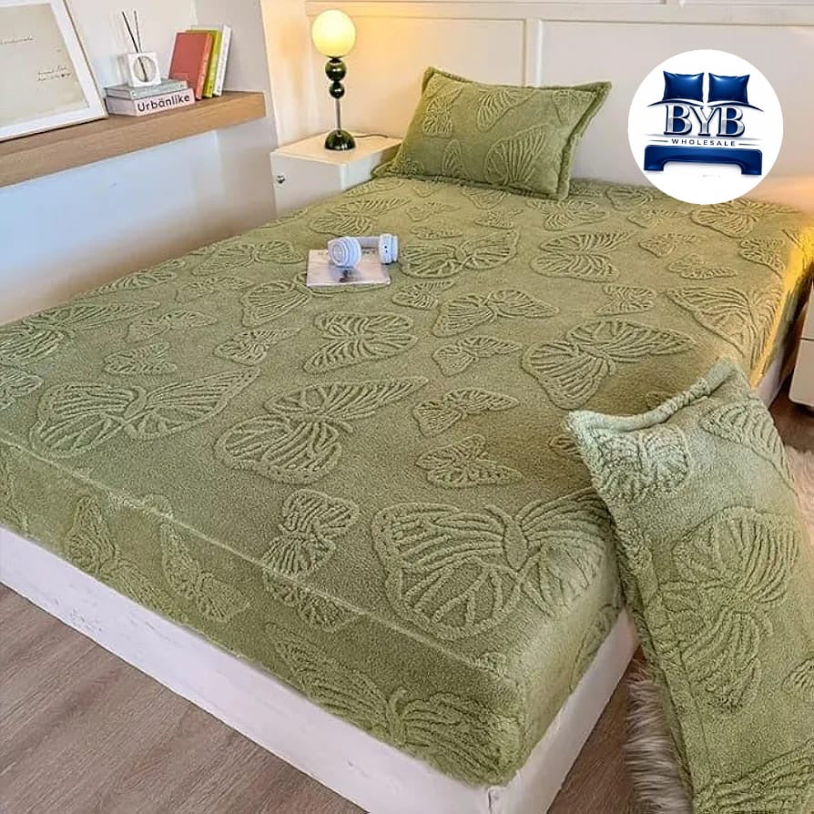 3pcs Butterfly mattress protector
