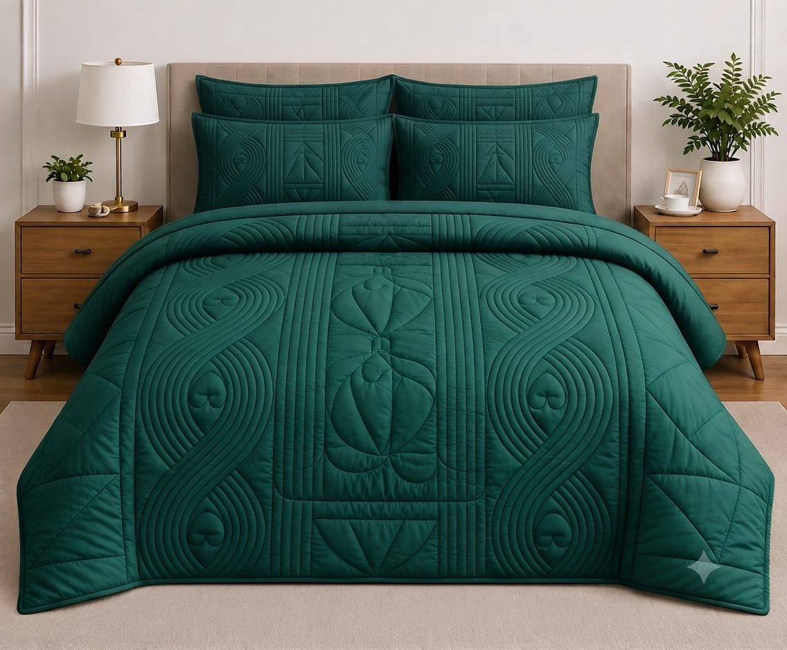 5-Piece Quilted Comforter Set