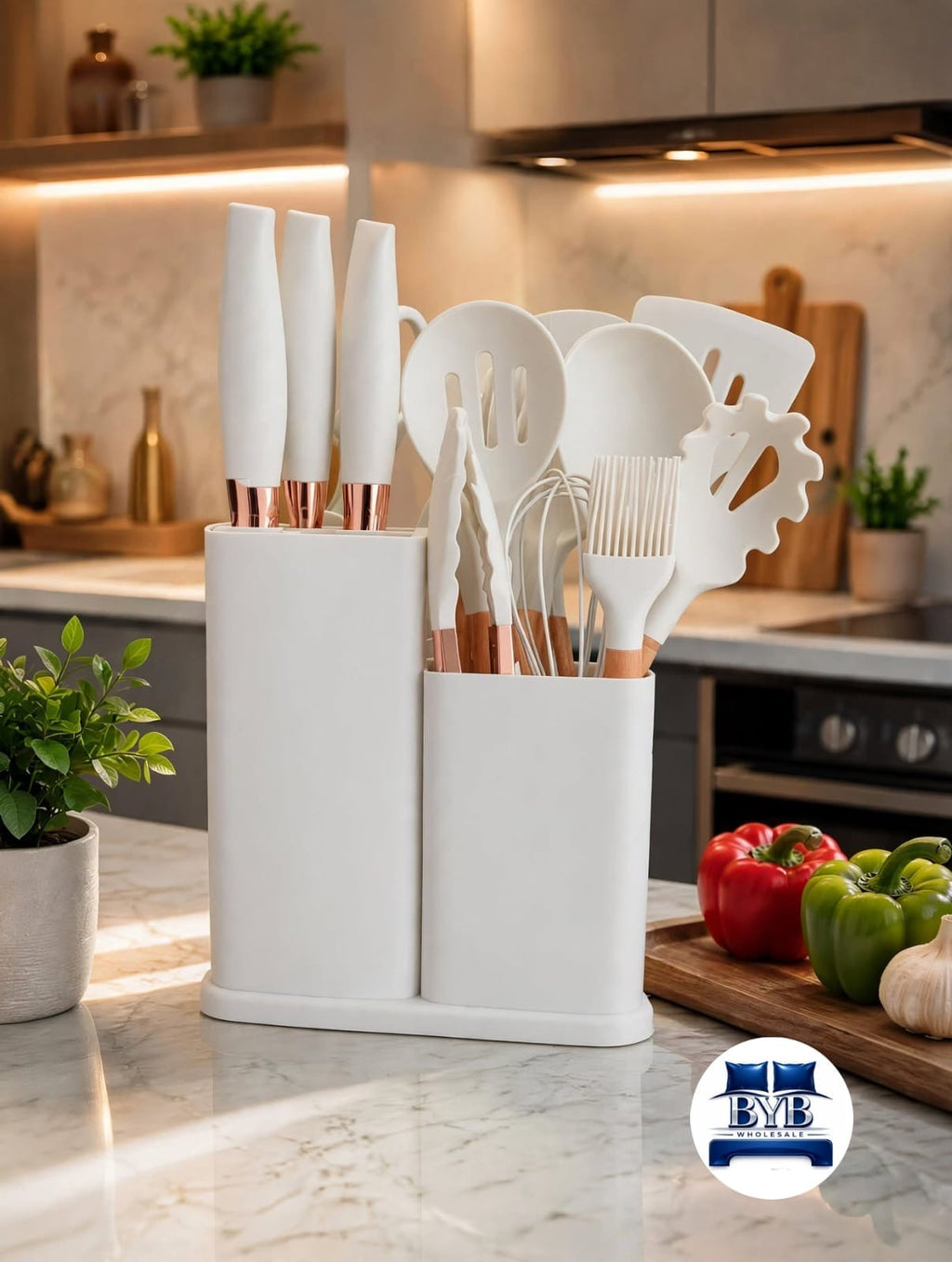 19 Piece kitchen utensils set