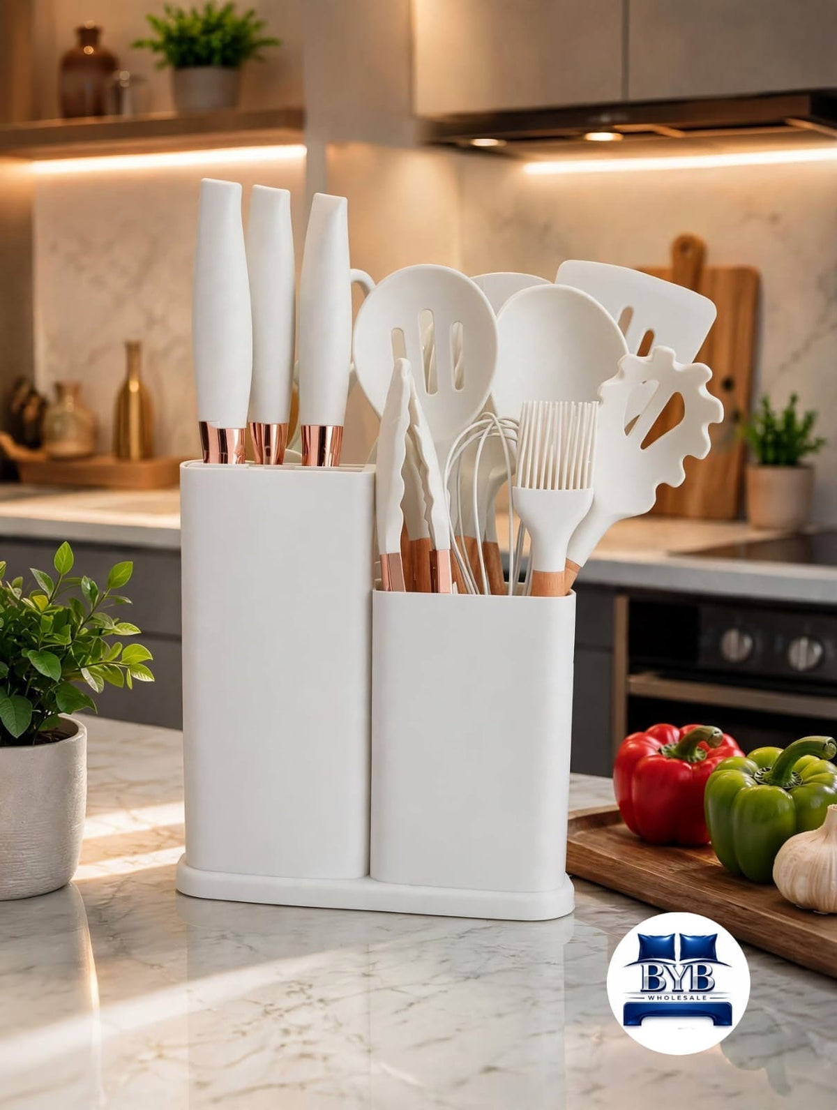 19 Piece kitchen utensils set