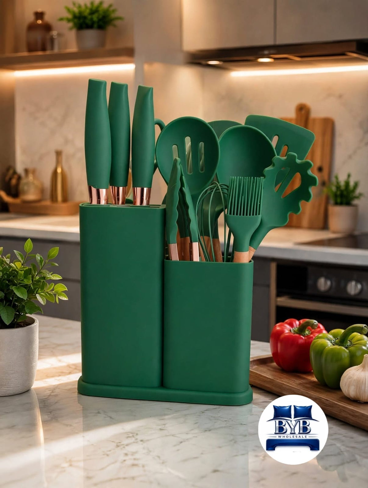19 Piece kitchen utensils set