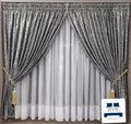 Curtain with Plain Lace