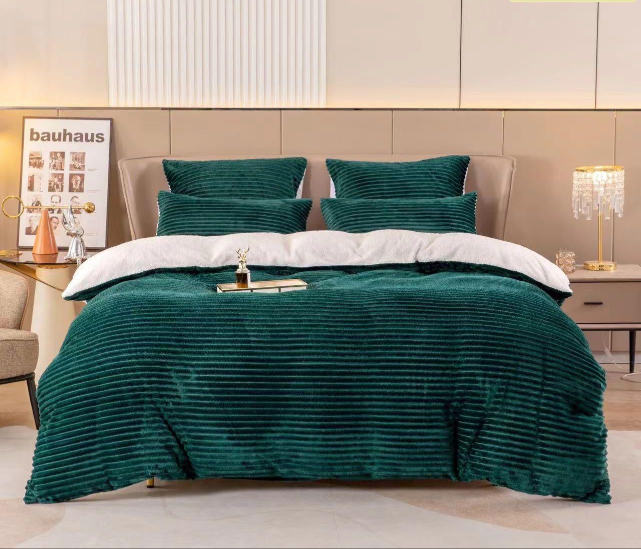 5 Piece Stripped Comforter